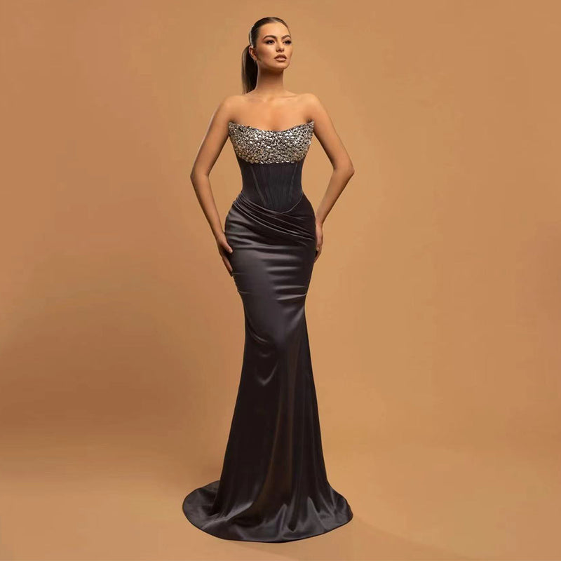 Black Bodycon Dress HT3049