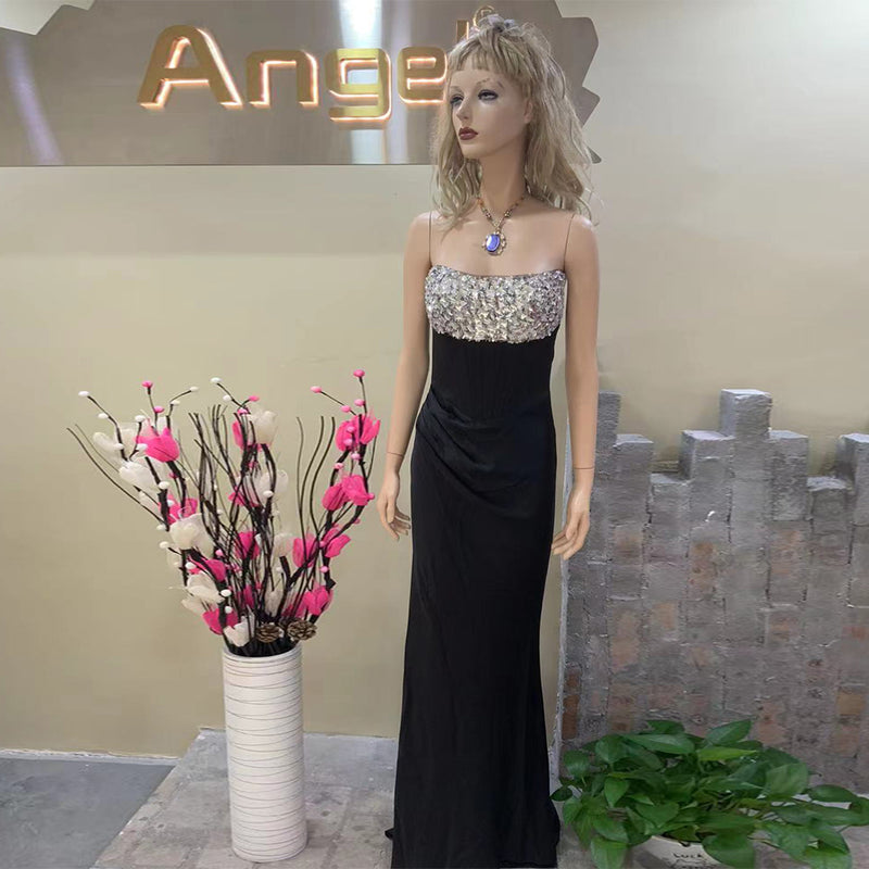 Black Bodycon Dress HT3049