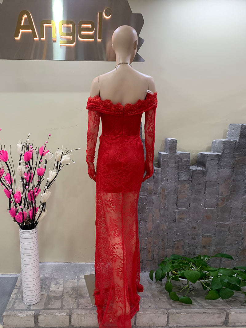 Red Bodycon Dress HT891