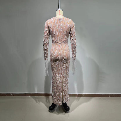 Apricot Bodycon Dress HT903