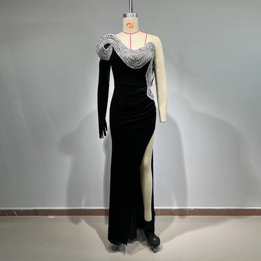 Black Bodycon Dress HT939