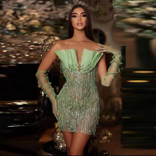 Mint Green Bodycon Dress HT947