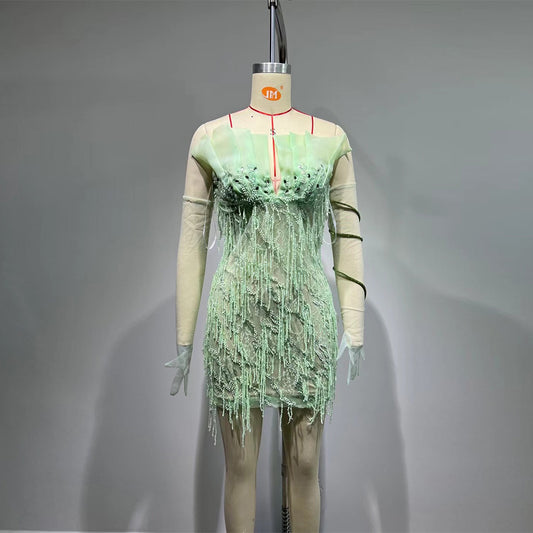 Mint Green Bodycon Dress HT947