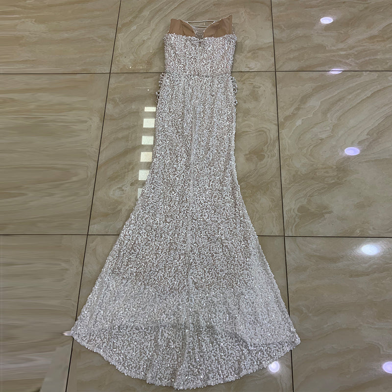White Bodycon Dress HT951