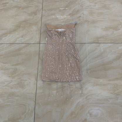 Apricot Bodycon Dress HT968