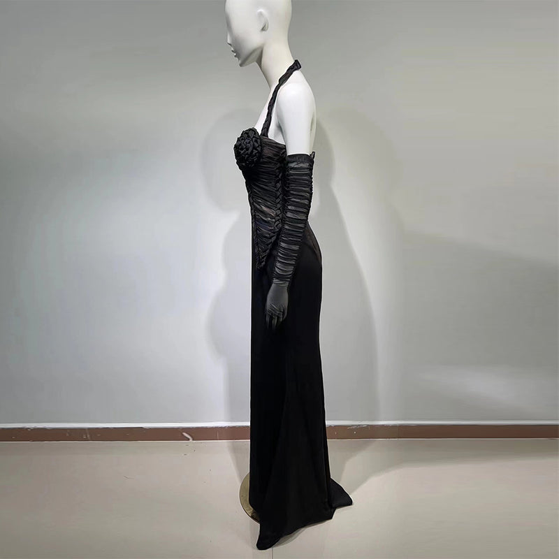 Black Bodycon Dress HT973