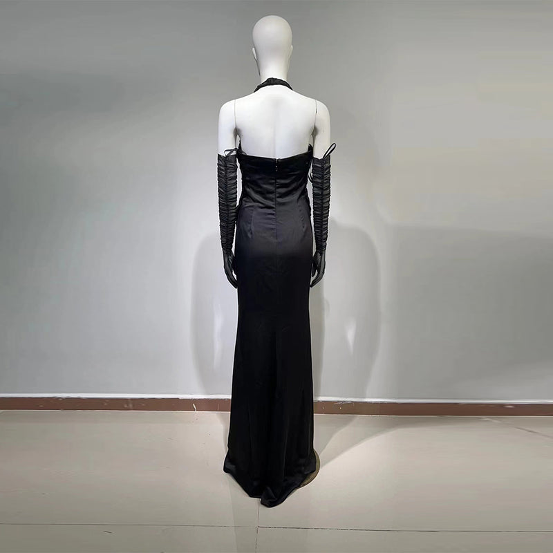 Black Bodycon Dress HT973