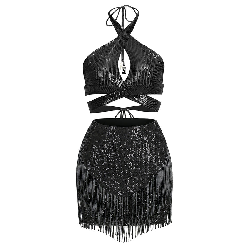 Black Bodycon Set KLYBA893B