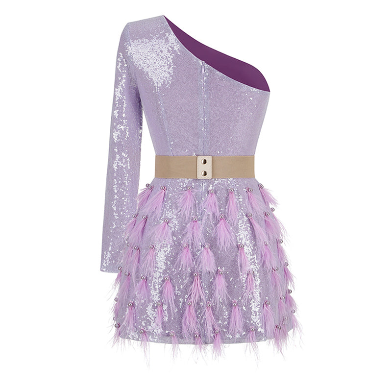 Purple Dress KLYF1017
