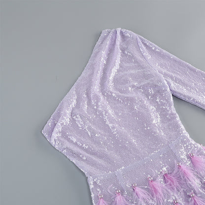 Purple Dress KLYF1017