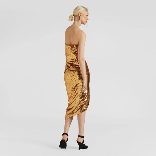 Gold Dress KLYF1030