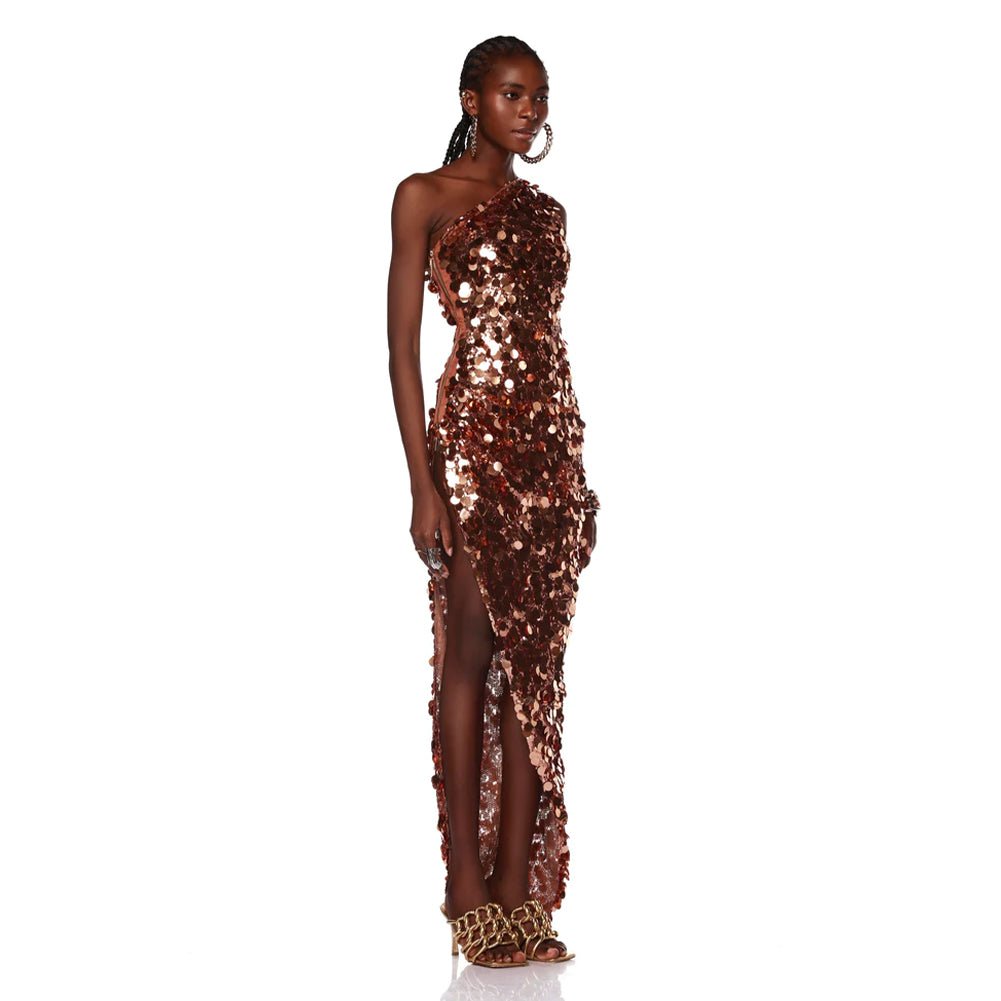 Gold Dress KLYF1059
