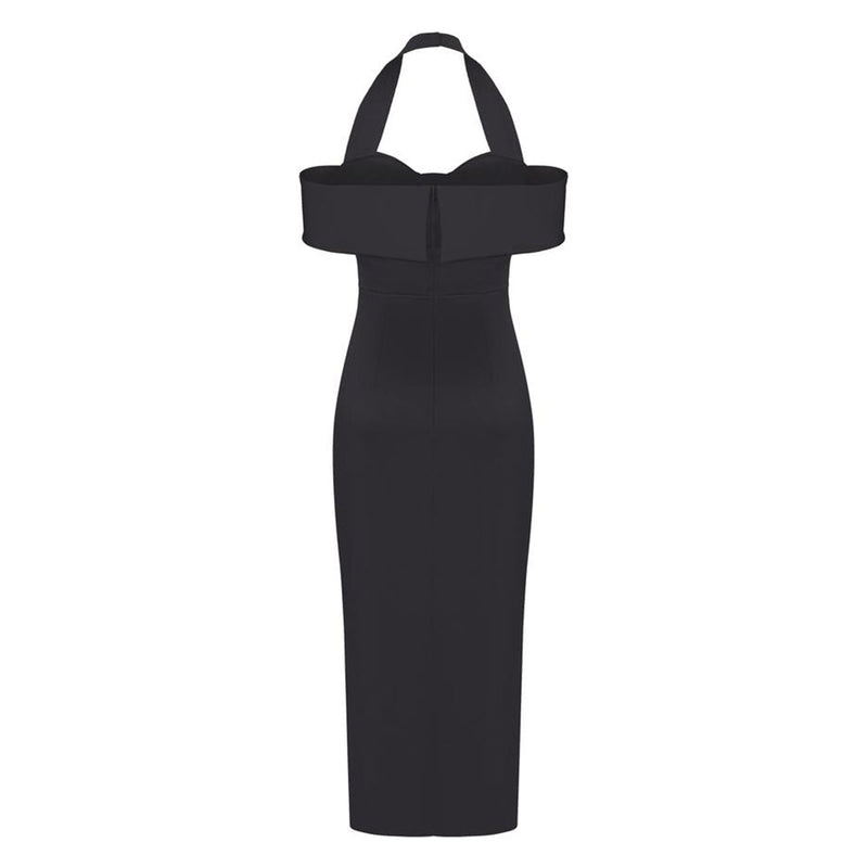 Black Bodycon Dress KLYF477 2