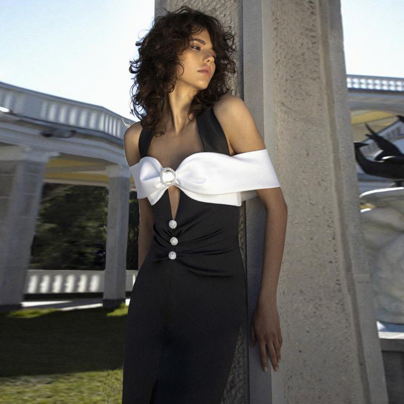 White Bodycon Dress KLYF477 1