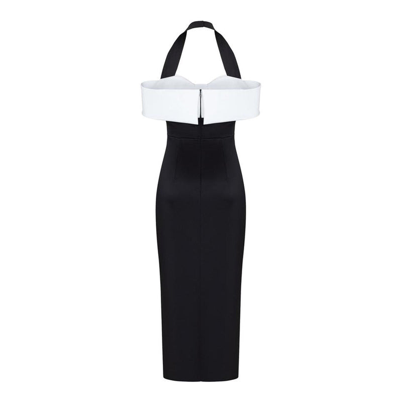 White Bodycon Dress KLYF477 4
