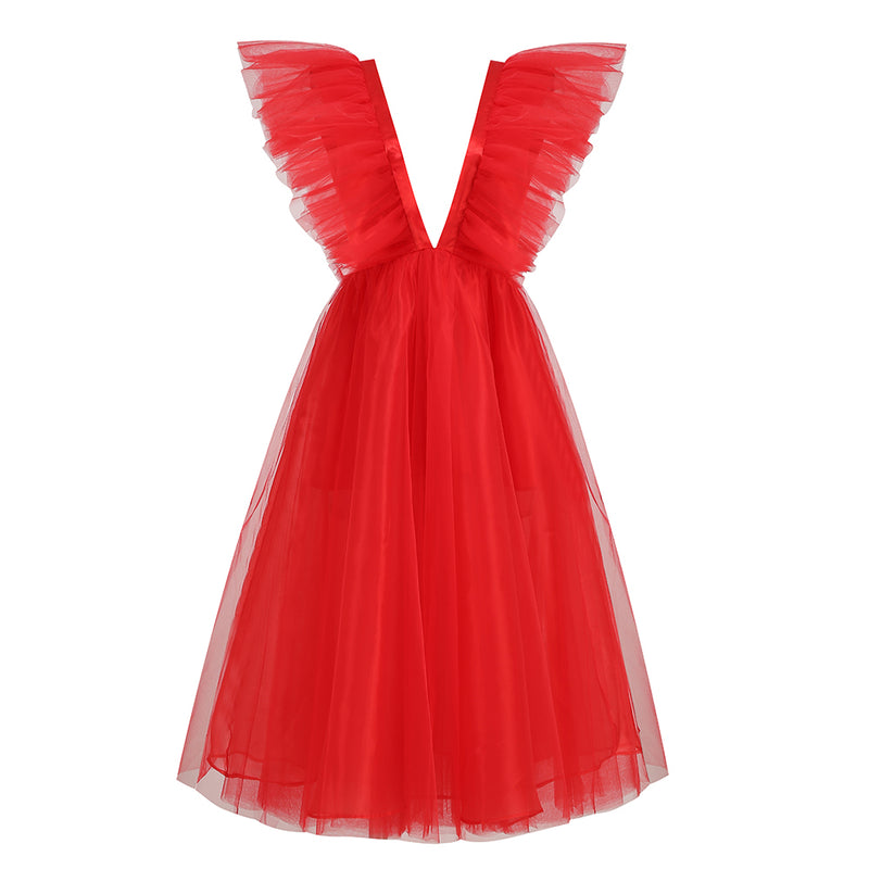 Red Bodycon Dress KLYF810 5