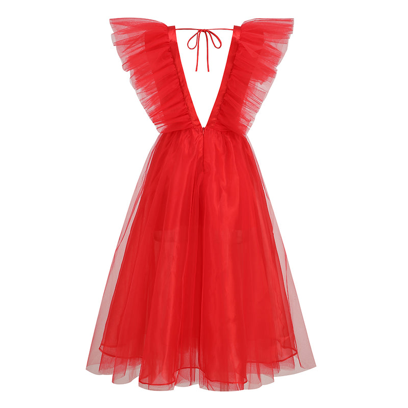 Red Bodycon Dress KLYF810 6
