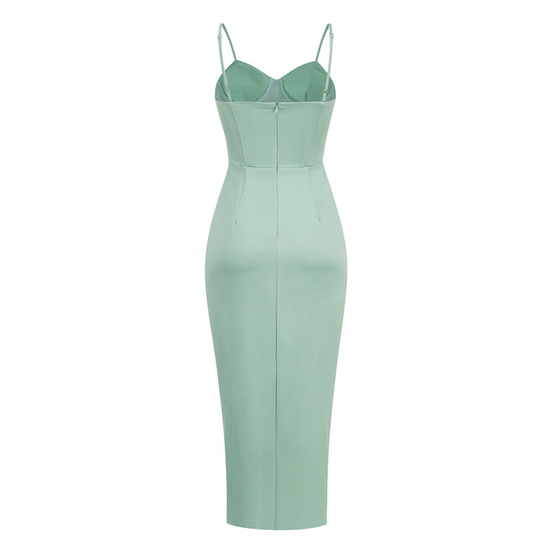 Green Bodycon Dress KLYF812 3