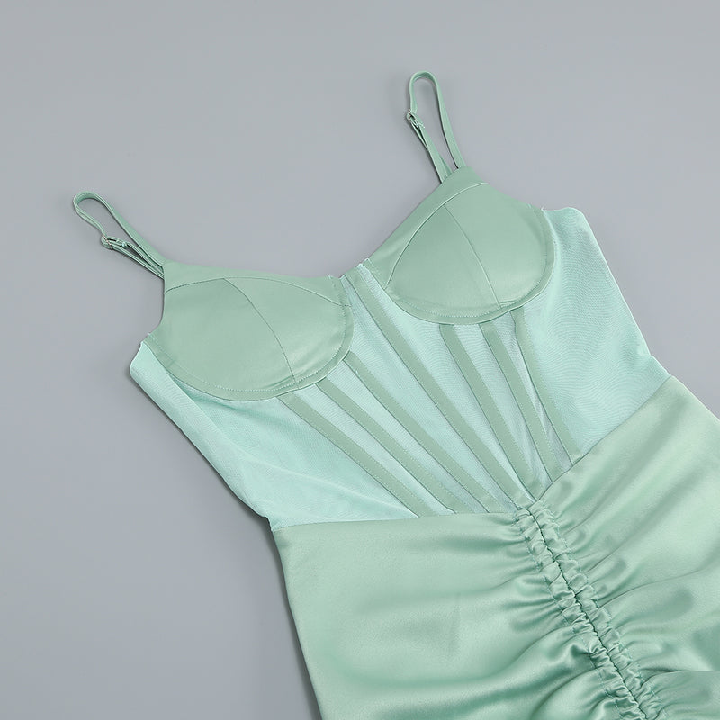 Green Bodycon Dress KLYF812 4
