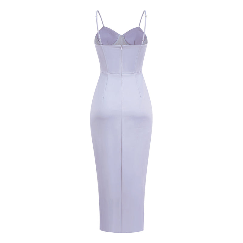 Purple Bodycon Dress KLYF812 5