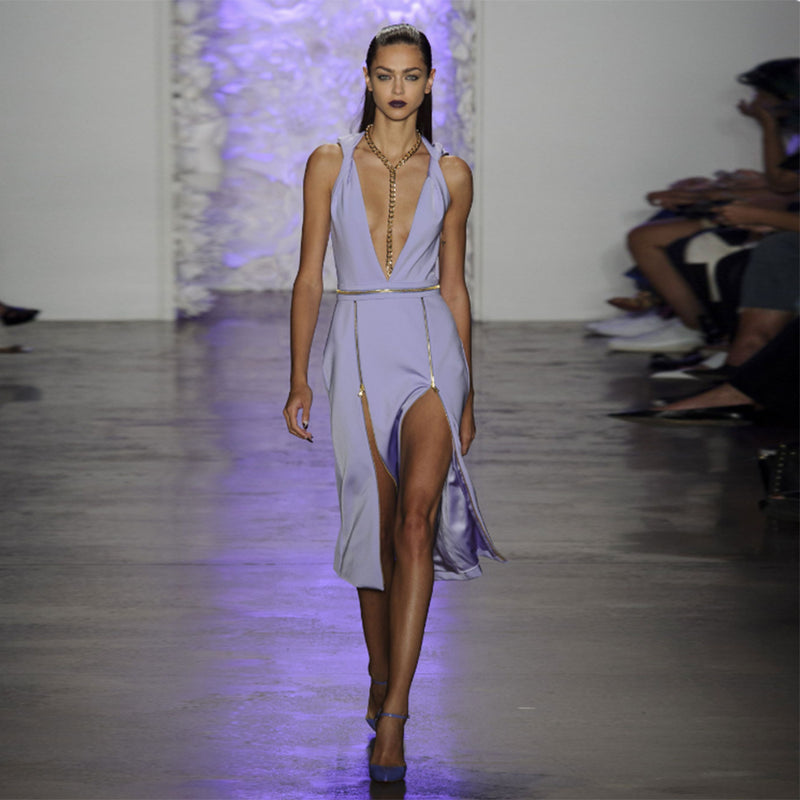 Purple Dress KLYF876
