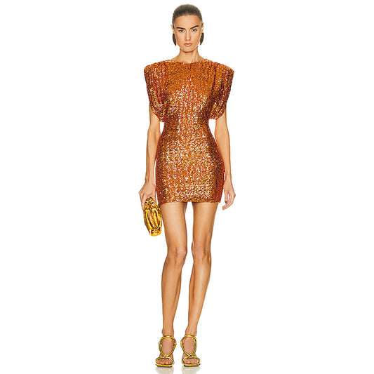 Gold Dress KLYF902