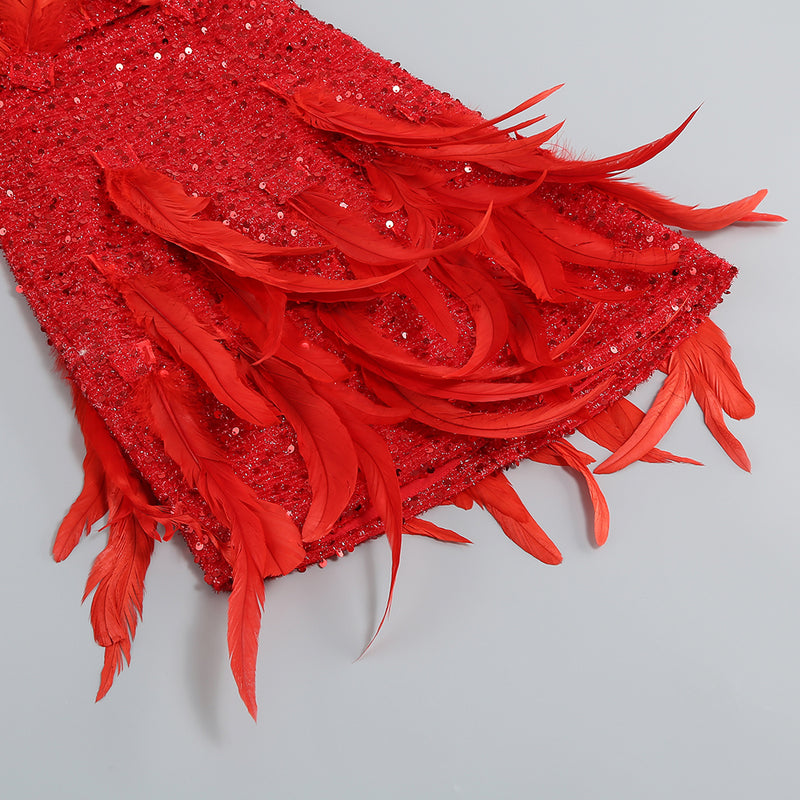 Red Bodycon Dress KLYL001