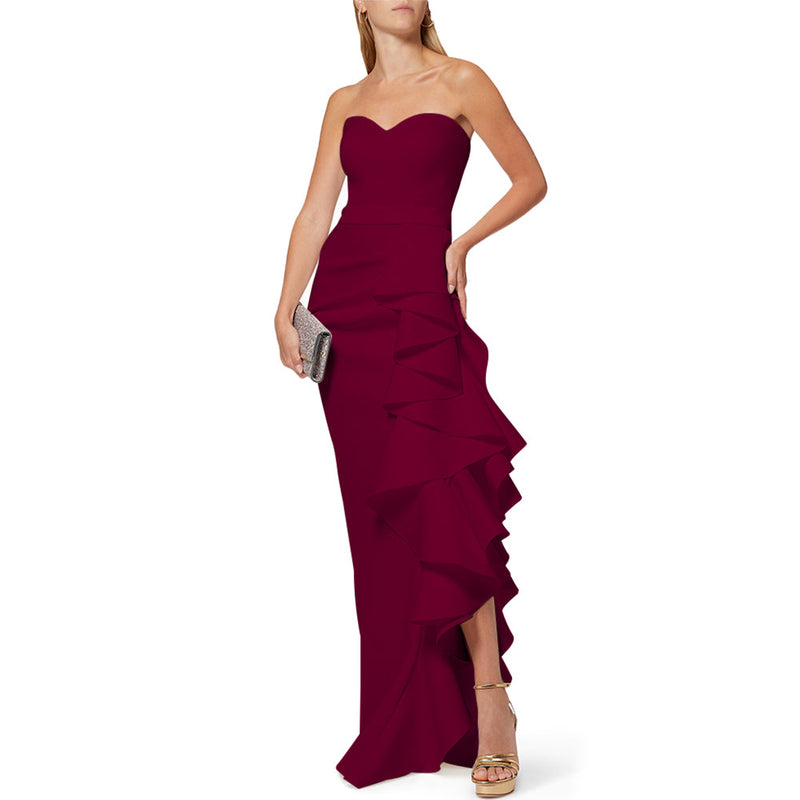 Purplish Red Bodycon Dress LY19280 1