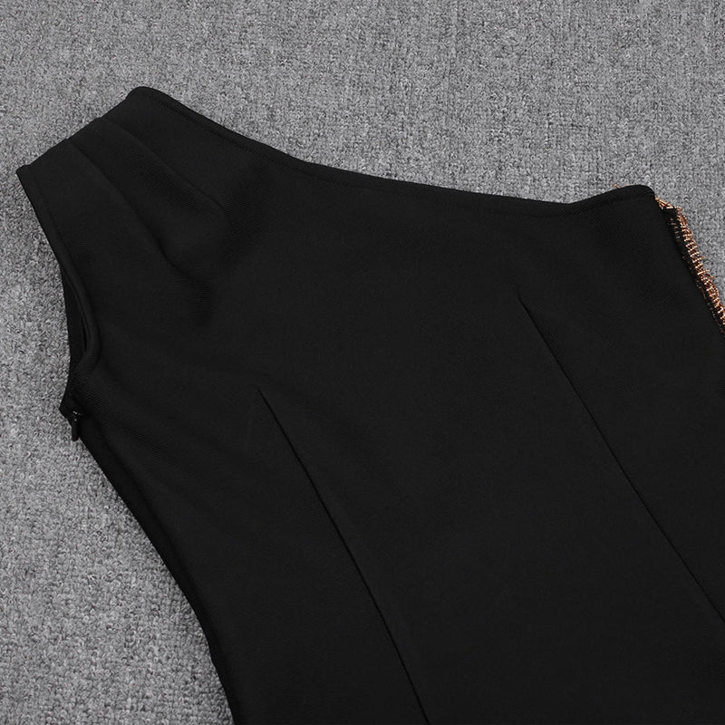 One Shoulder Bandage Dress PP19366 6 in wolddress