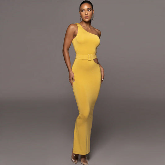 Orange Bodycon Dress OW23096