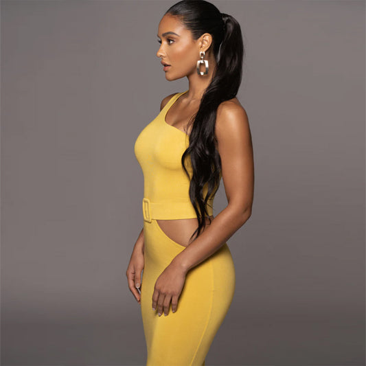 Orange Bodycon Dress OW23096