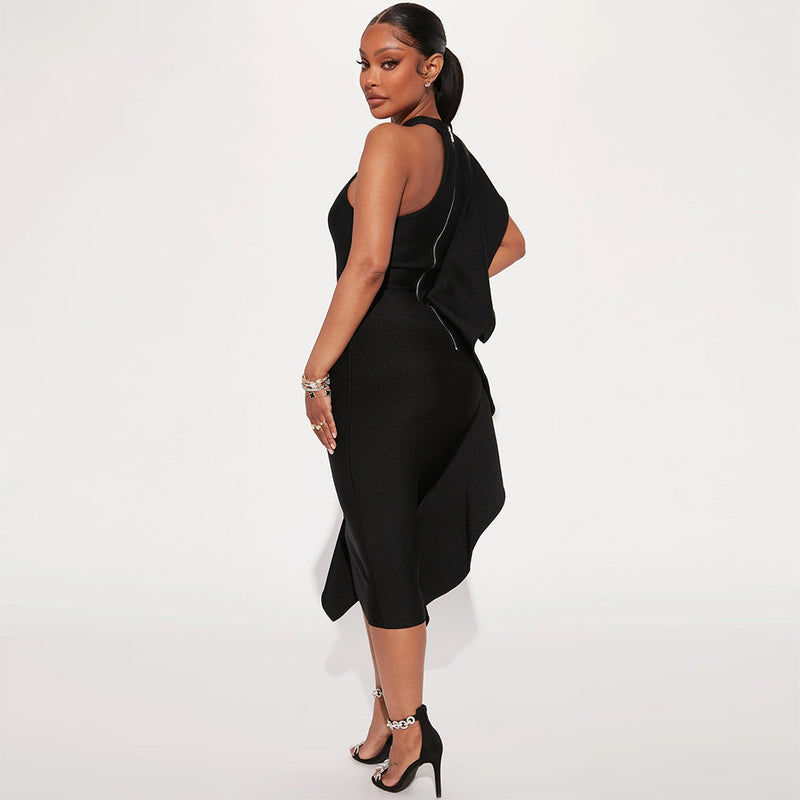 Black Bodycon Dress OW23153