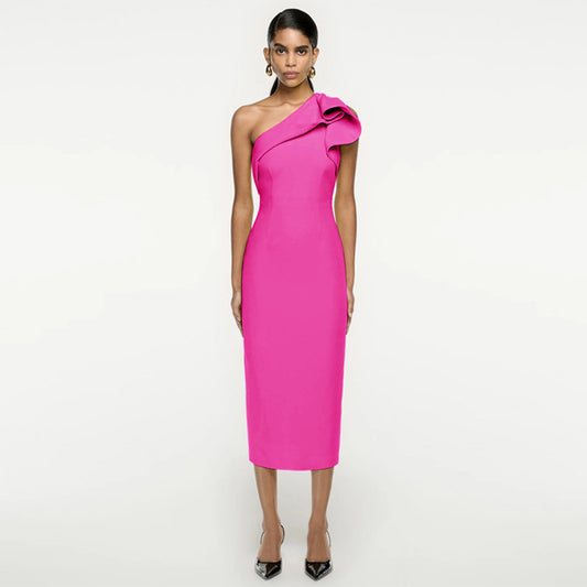 Rose Red Bandage Dress OW23319