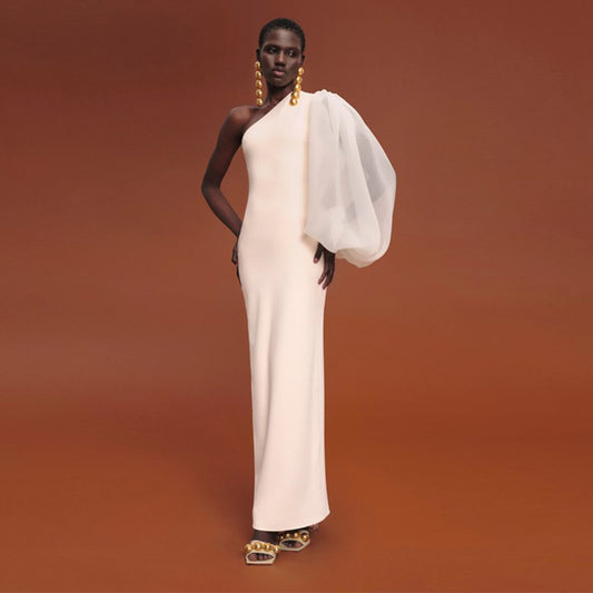 White Bandage Dress OW23345