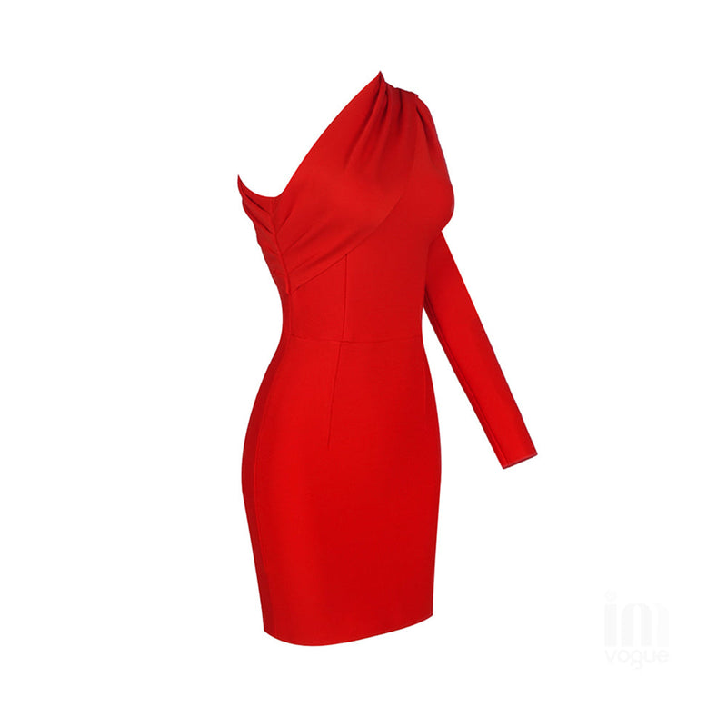Red Bandage Dress PDH1721 3