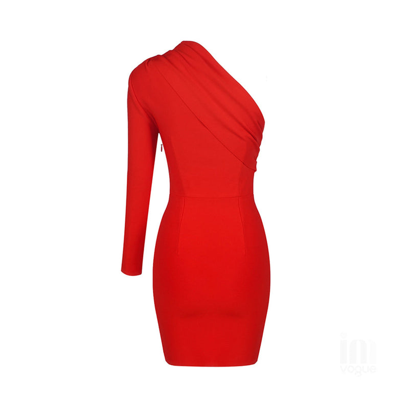 Red Bandage Dress PDH1721 4