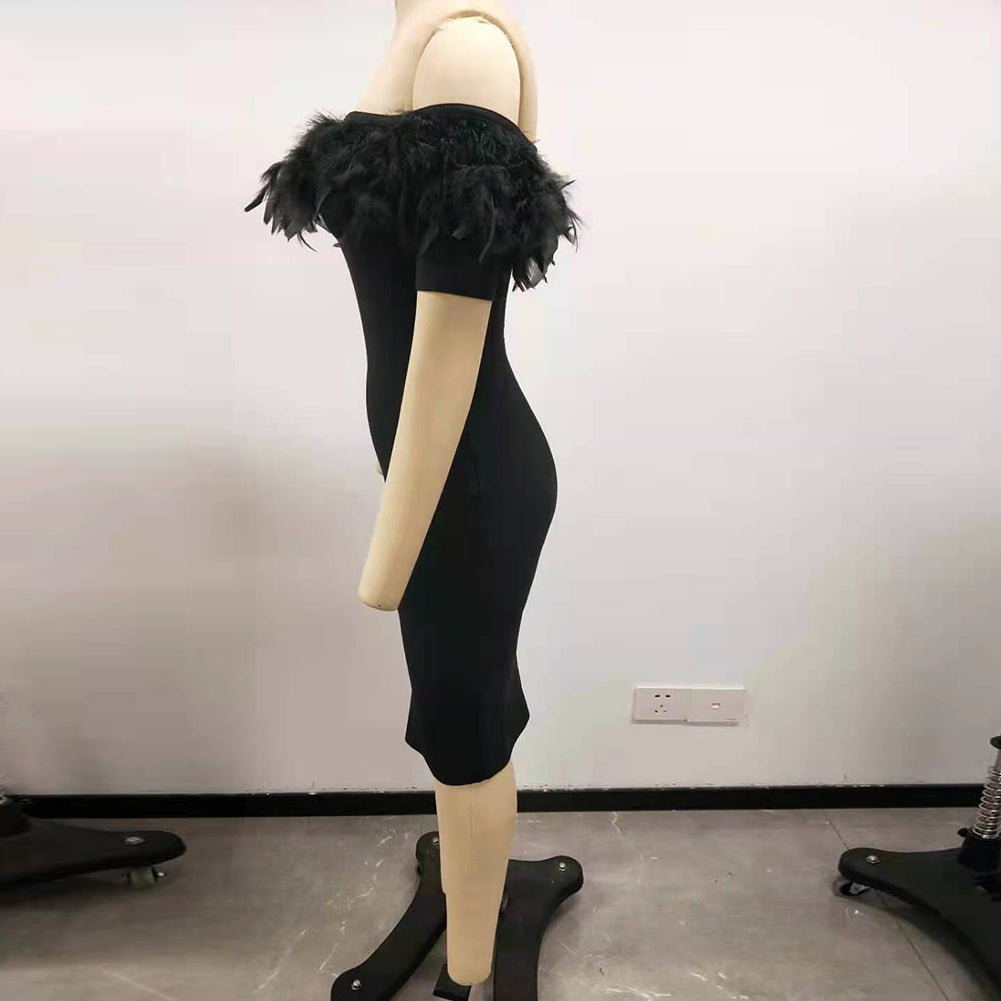 Black Bandage Dress PF21450 2