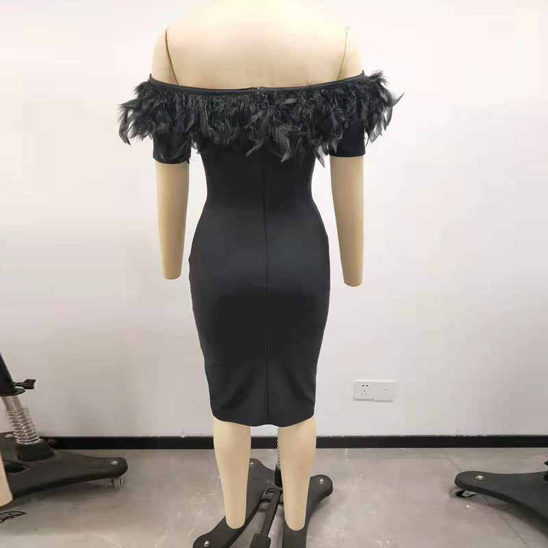 Black Bandage Dress PF21450 3