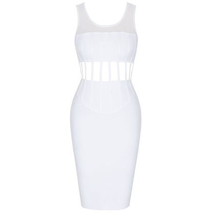 White Bandage Dress PF21902 3
