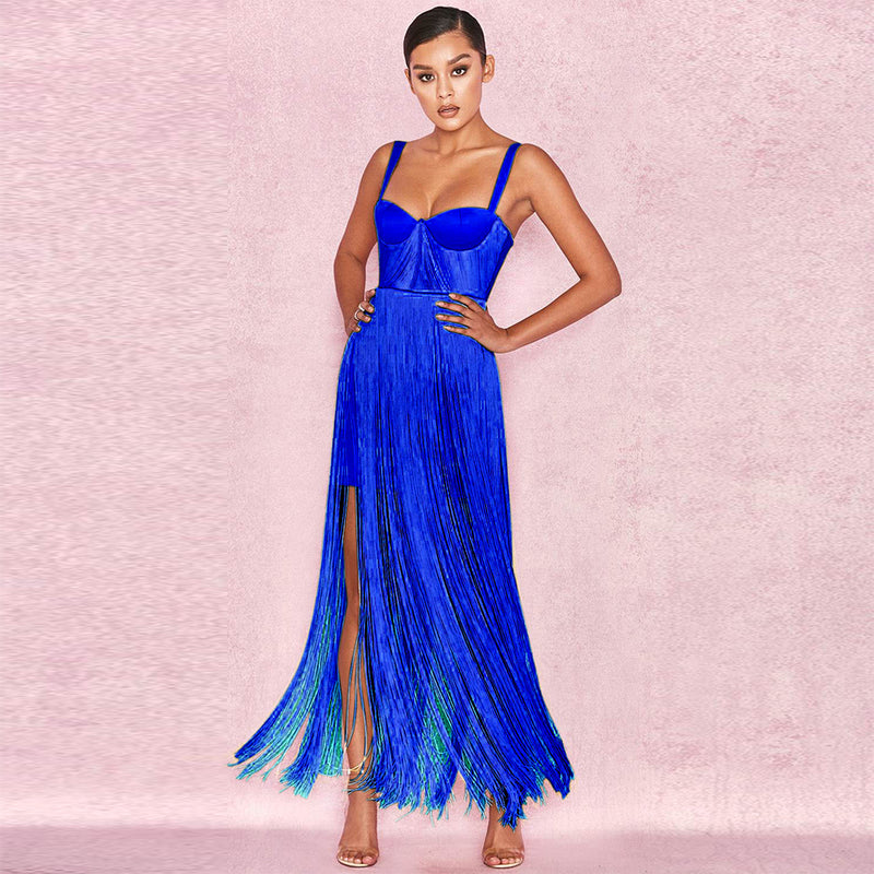Blue Bodycon Dress HT2998