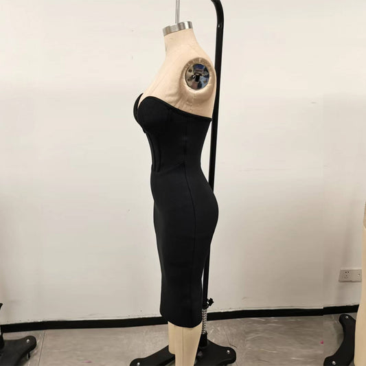 Black Bodycon Dress PF23140