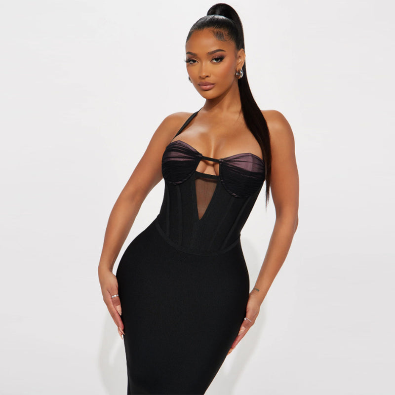 Black Bodycon Dress PF23176