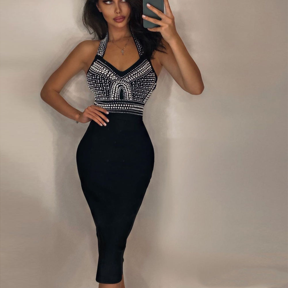 Black Bandage Dress PH01011 1