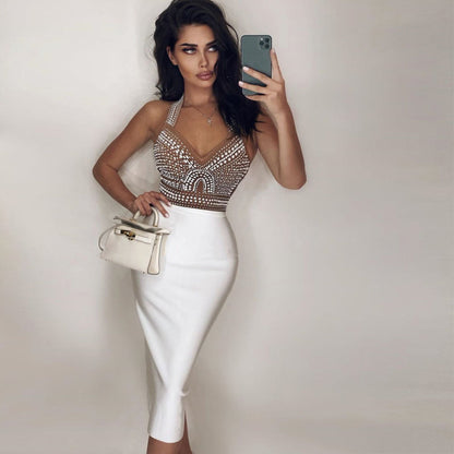 White Bandage Dress PH01011 2