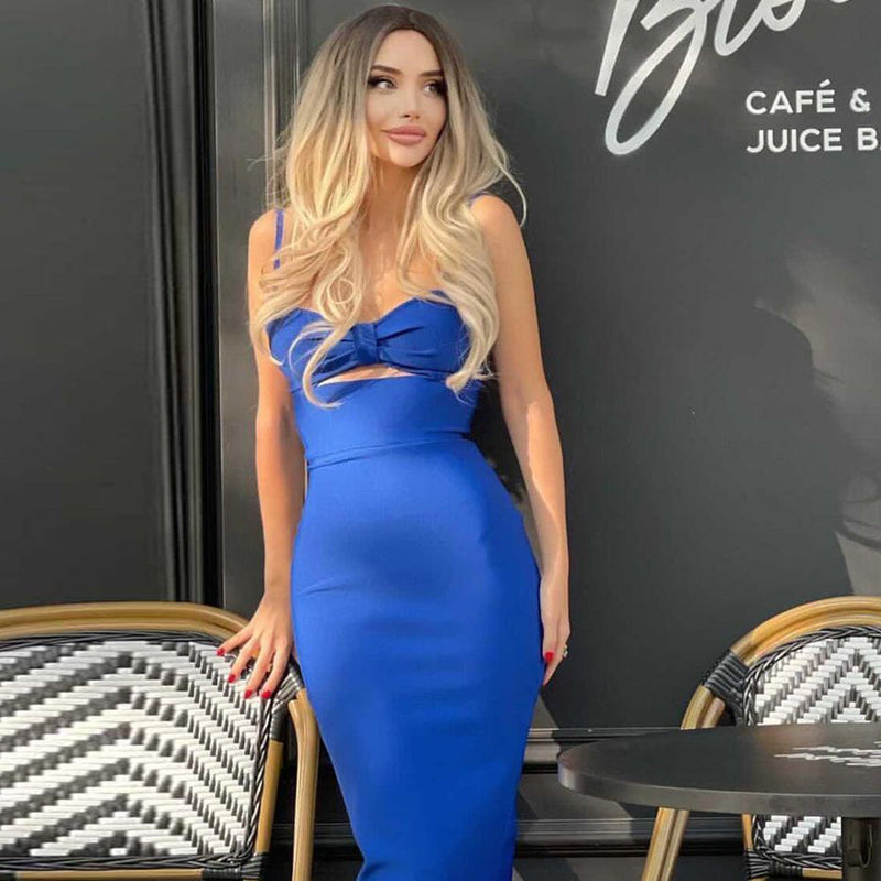 Blue Bandage Dress PH01084 1