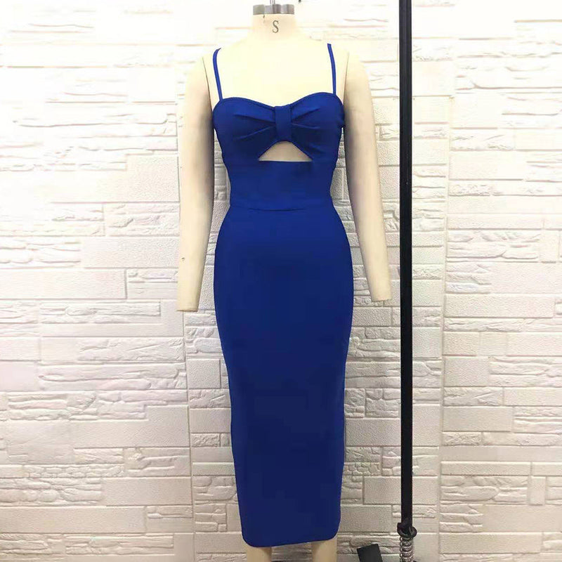 Blue Bandage Dress PH01084 5