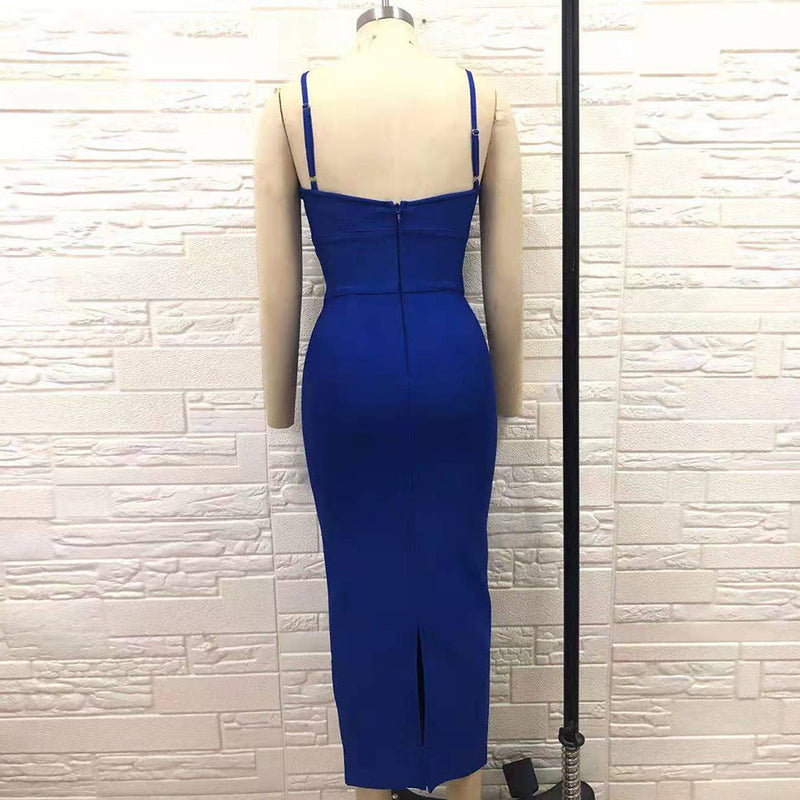 Blue Bandage Dress PH01084 6