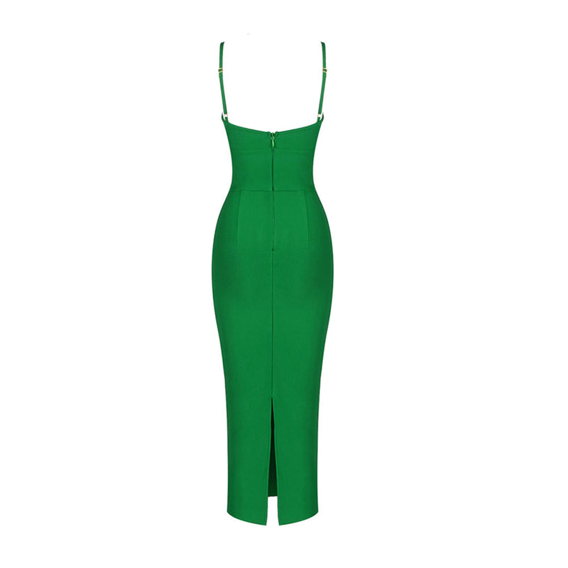 Green Bandage Dress PH01084 4