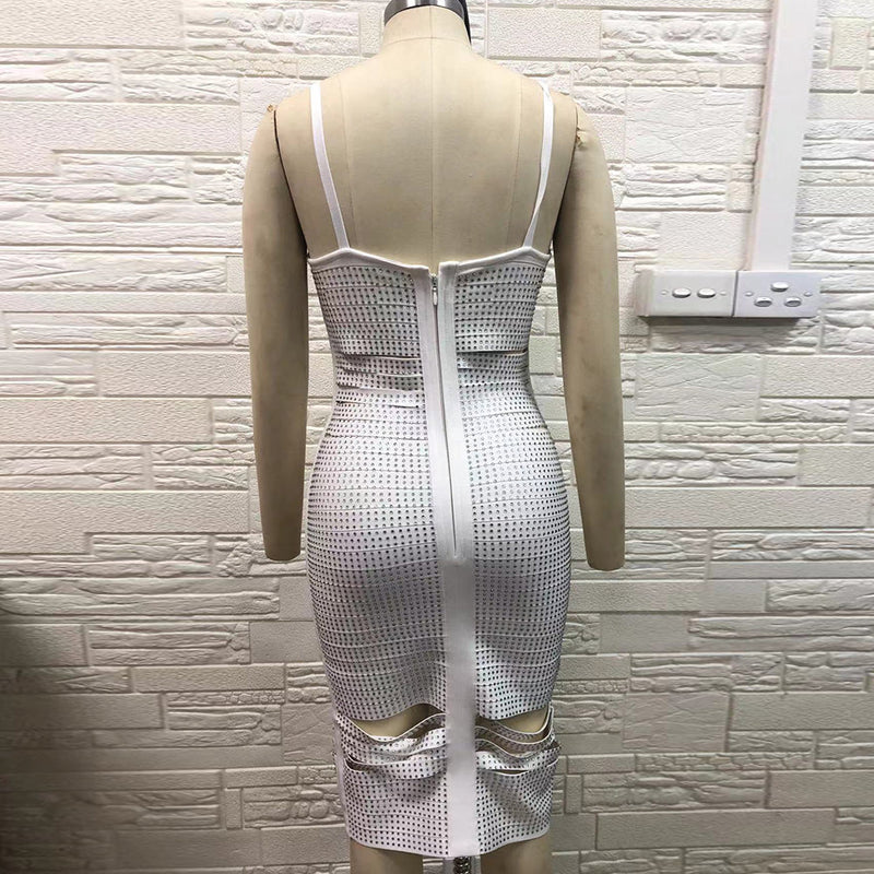 White Bandage Dress PH01202 6