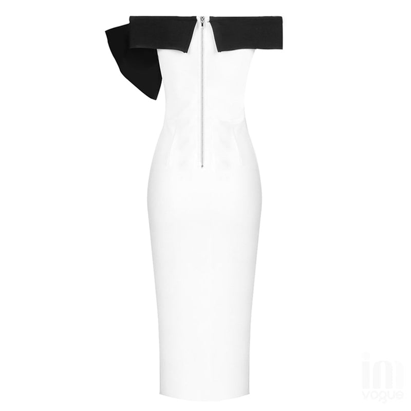 White Bandage Dress PHD1718 5